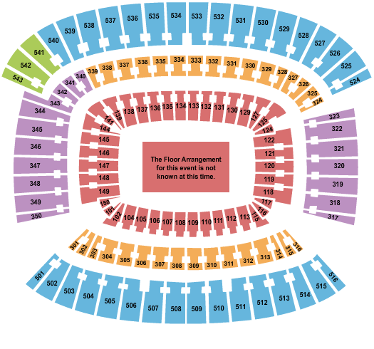Cleveland Browns Stadium WWE Summerslam Seating Chart